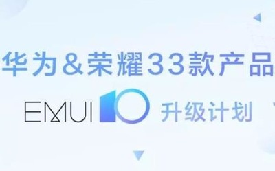 華為榮耀33款產(chǎn)品EMUI10升級(jí)計(jì)劃公布 有你的嗎？