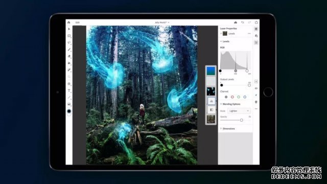 iPad可以運(yùn)行PS了！Photoshop CC for iPad打算 2019年宣布