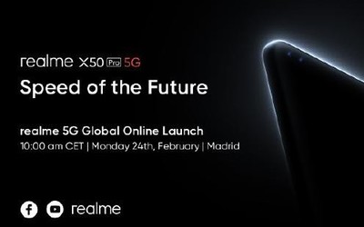 realme真我X50 Pro將亮相 全球發(fā)布會(huì)2月24日下午見