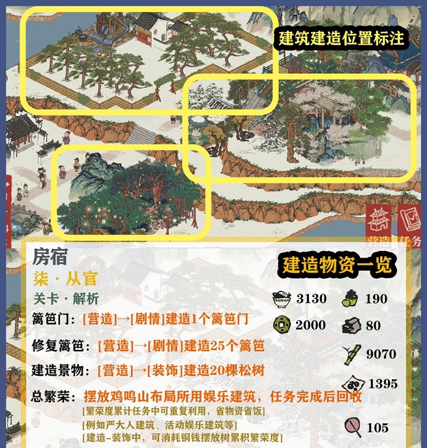 《江南百景圖》東宮蒼龍房宿通關攻略